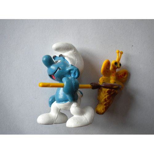 Super Schtroumpf Filet Papillon Figurine Collection Smurf Décoration Schtroumpfs