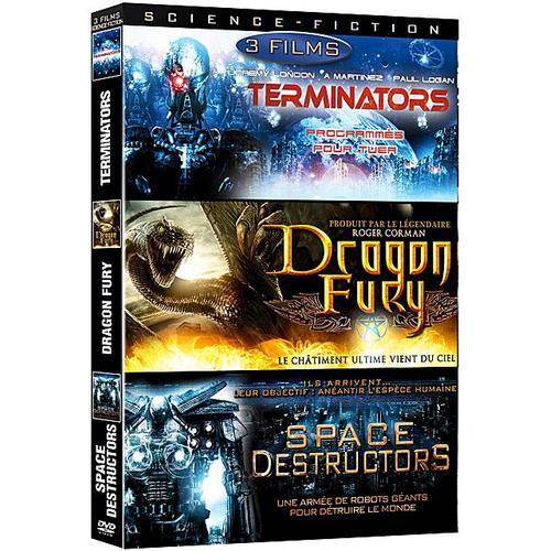 Destruction - Coffret 3 Films : Terminators + Dragon Fury + Space Destructors - Pack