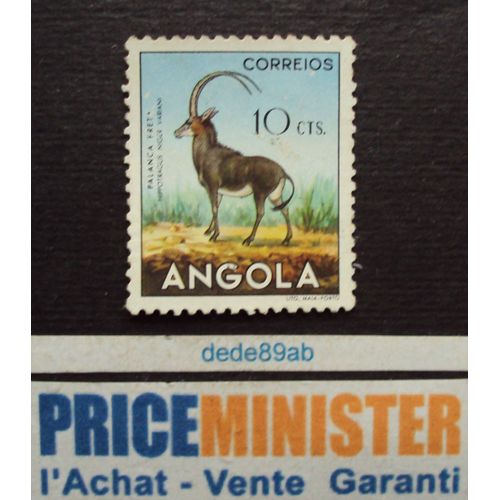 Angola..10cts Correos. Palanca Preta (Hippotragus Niger Variani).