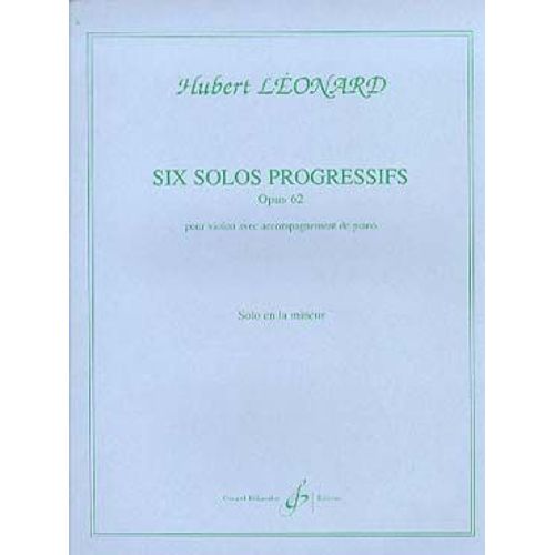 Leonard 6 Solos Progressifs Op. 62 - Solo B En La Mineur