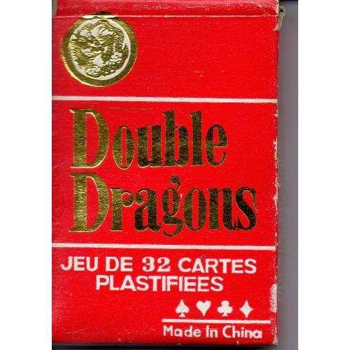 Jeu De 32 Cartes Chinois,Double Dragon