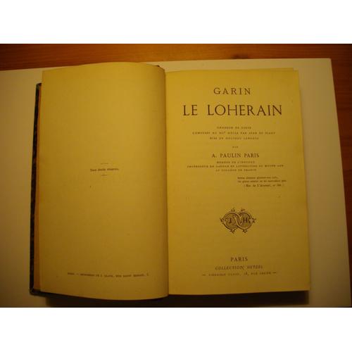 Garin Le Loherain
