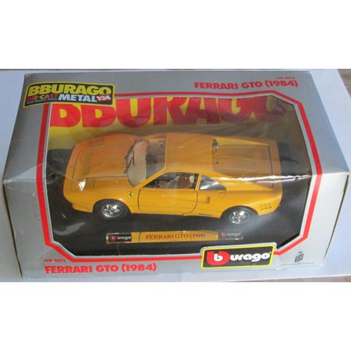 Bburago 1/24 Réf. 0572 Ferrari Gto 1984 Jaune-Bburago