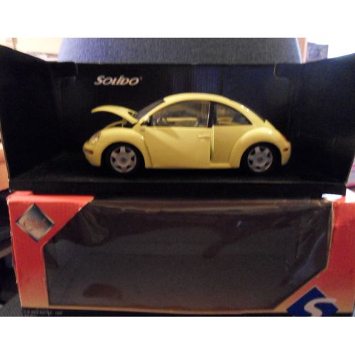 Volkswagen - New Beetle Jaune 1999 - 1/18ème-Solido