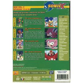 sonic x coffret volume 2 ( episodes 13 a 24 ) 4 dvd | Rakuten