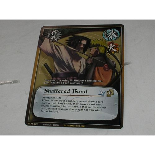Carte Supére Rare Foil Promo Pr081  Shattered Bond.