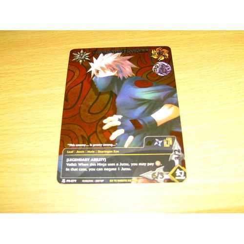 Carte Supére Rare Foil Promo Pr079 Kakashi Hatake