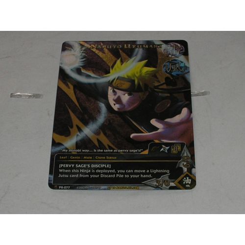 Carte Supére Rare Foil Promo Pr077 Naruto Uzumaki