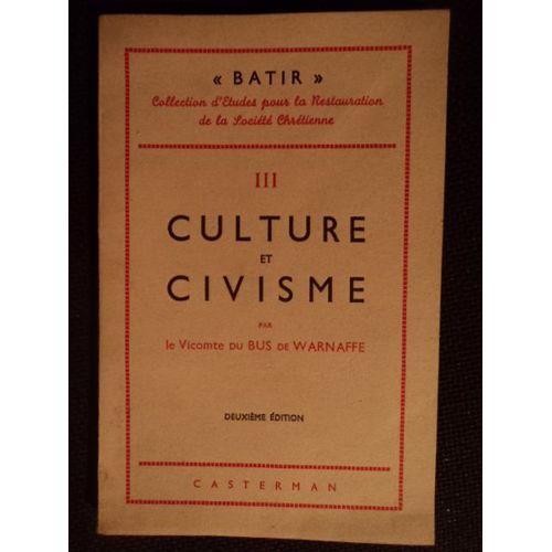 Culture Et Civisme