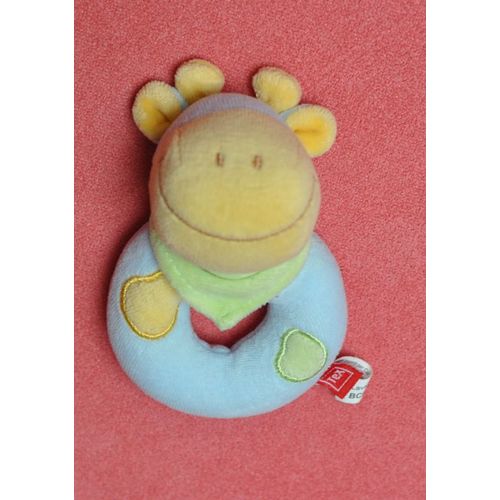 Doudou Hochet Girafe Tex H 12 Cm