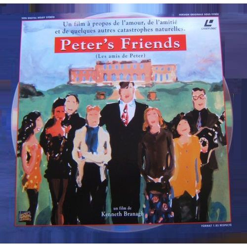 Peter's Friends - Kenneth Branagh - Emma Thompson - Lazer Disc Video