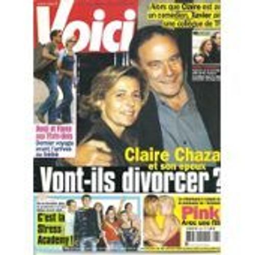 Voici Claire Chazal 2p/ Sofia Essaïdi 1/2p/ Pink 2p/ Flavie Flament 2p/ Sandrine Alexi 1p/ Articles Photos Nolwenn : Daho, Kournikova , Kylie Minogue 832