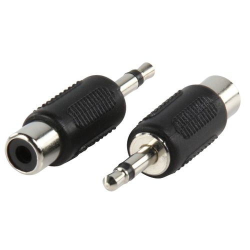 Adapter plug 3.5mm mono plug to phono socket