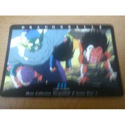 Carte Dragon Ball Z Hero Collection Series Part 3 N°244