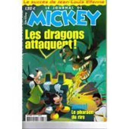 Le Journal De Mickey 2618 Jamel Debouzze Couv + 2 Pages / Les Traqueurs D'animaux Rares 2 Pages /Jean Louis Etienne 3 Pages / Fiche Collector Helene Segara , Jennifer Capriati 2618