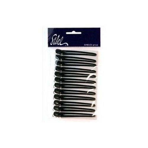 Pinces Sépare Mèches Alu/Plastiques Noires 
