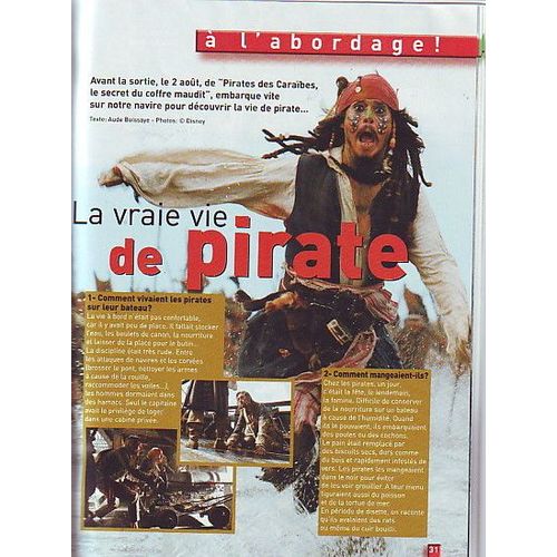 Le Journal De Mickey Le Tour De France Cyclisme 2 Pages / Johnny Depp Pirates De Caraïbes 3 Pages / Fiche Collector Amel Bent 2823