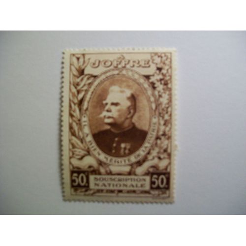 Maréchal Joffre Souscription Nationale 50cts