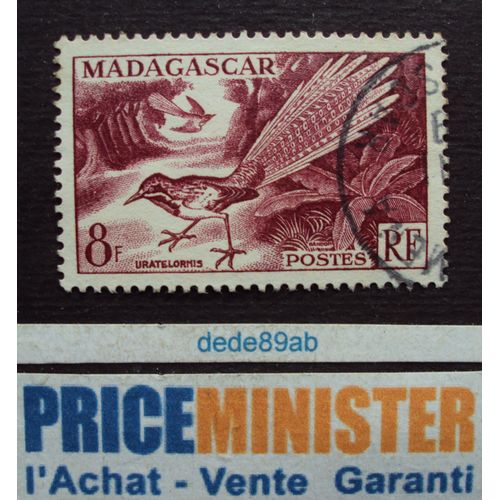 Madagascar.. 8f Oiseau : Uratelormis . Oblitéré.