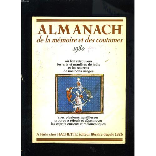Almanach De La Memoire Et Des Coutumes 1980