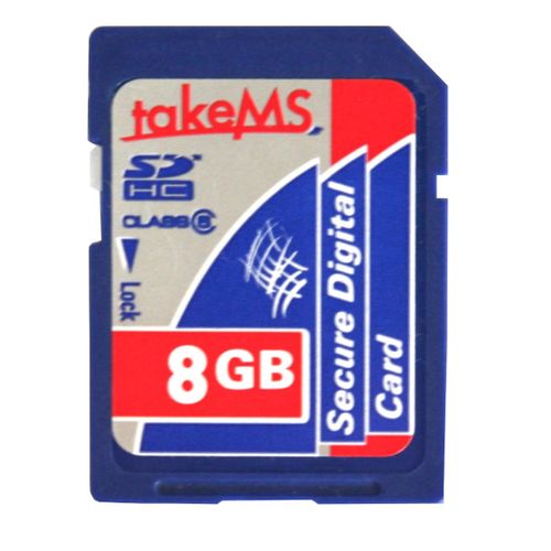 takeMS Micro SD-Card 3in1 Solution - Carte mémoire flash - 8 Go - Class 4 - micro SDHC