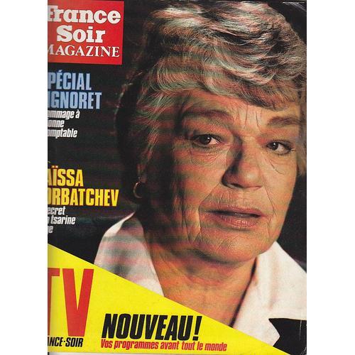 Fs Mag Leconte & Tulasne Tennis 2p/ Simone Signoret 12p/ Valerie Mairesse 1p/ Rock Hudson 3p/ Anemone & Thierry Lhermitte 4p/ Nicole Garcia & Philippe Noiret 3p/ Bruel & Agathe ( Regret ) 2p/  12798