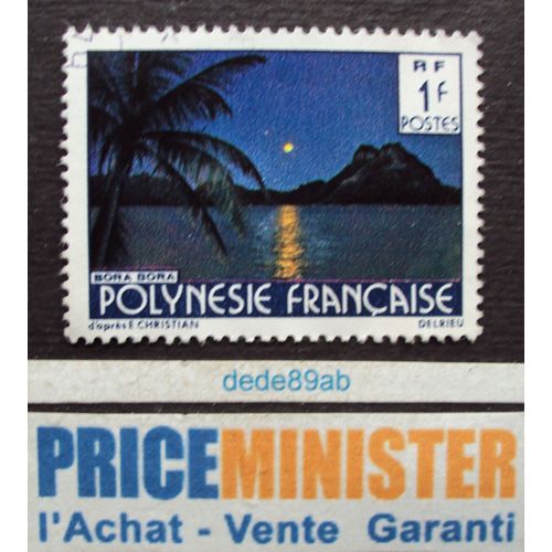 Polynésie Française.. R F 1f " Bora Bora " Oblitéré.