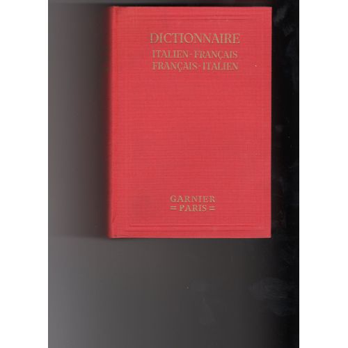 Dictionnaire Italien-Français / Français-Italien