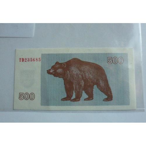 Lituanie 500 Talonas 1992  Neuf/Unc !!