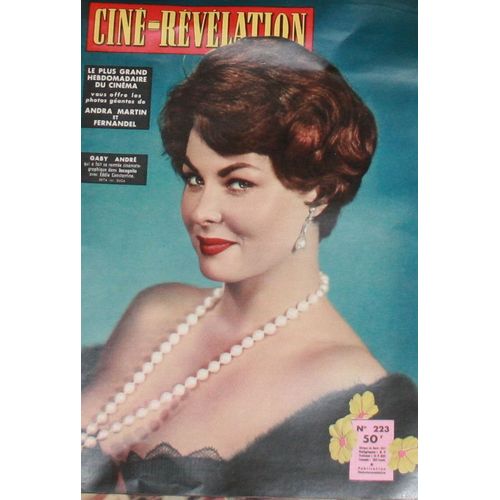 Cine Revelation Yvonne Monlaur 2p/ Charlton Heston 1/2p/ Yves Montand 3p/ Sophie Grimaldi 2p/ Colette Duval 1p/ Louis Jourdan 5p/ Fernandel Poster/ Nelly Vignon 1p/ Francois Perier Dos De Couv/ Gaby Andre Couv 223