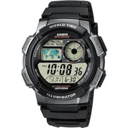 Casio Montre Noir Digital Hommes Casio Collection Ae-1000w-1bvef