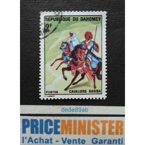 Dahomey.. 2f République Du Dahomey. Cavaliers Bariba. Oblitéré.