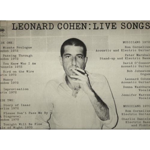 Live Songs : Minute Prologue, Passing Through, You Know Who I Am, Bird On The Wire, Nancy, Improvisation, Story Of Isaac, Please Don't Pass Me By, Tonight Will Be Fine, Queen Victoria
