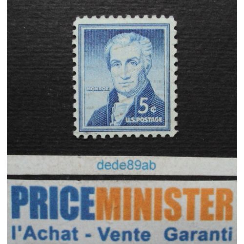 Etats-Unis.. 5c U.S.Postage. " Monroe " Oblitéré.