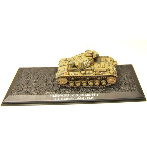 Ixo 1/72 Militaire Tank Char Pz.Kpfw.Iii Ausf.G(Sd.Kfz.141) 1941 Lybie !!-Ixo