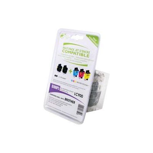 CDiscount - Pack de 5 - noir, jaune, cyan, magenta - cartouche d'encre - pour Brother DCP-115, 117, 120, 315, 340, MFC-210, 215, 3240, 3340, 410, 425, 5440, 640, 820