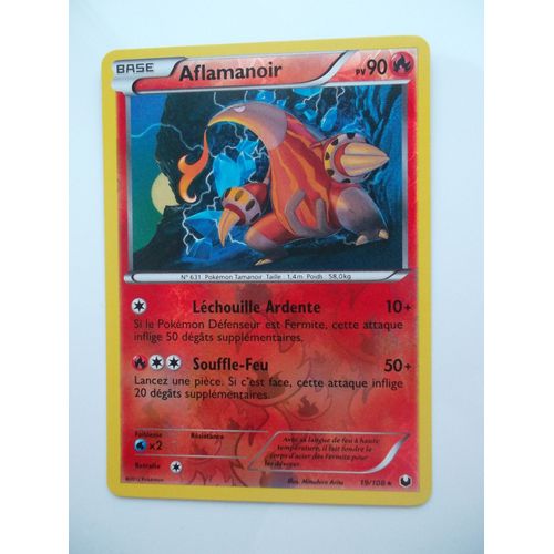 Aflamanoir - 19/108 - Reverse - Rare - Explorateurs Obscurs - Neuve -