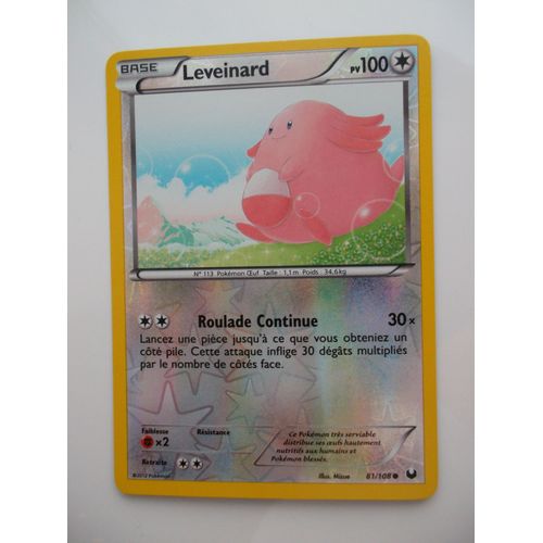Leveinard - 81/108 - Reverse - Pv 100 - Explorateurs - Obscurs - Neuve -