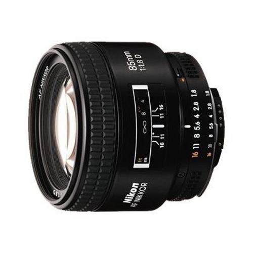 Nikon Nikkor - Téléobjectif - 85 mm - f/1.8 D-AF - Nikon F - pour Nikon D2H, D2HS, D2X, D2Xs, D70; F 3, 5 50, 55, 6, 60, 601, 65, 75; FM 2, 3A; Pronea 600