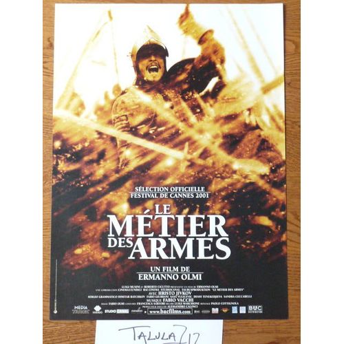Le Métier Des Armes De Ermanno Olmi - Affiche Originale  De Cinéma  40 X 60 Cm