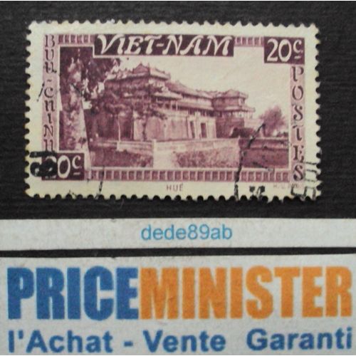 Vietnam.. 20c Viet-Nam. Palais Hué . Oblitéré.