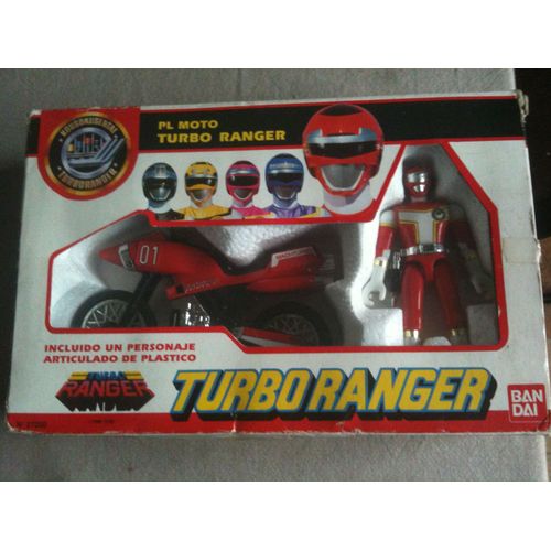 Moto Turboranger Bandai Rouge En Boîte