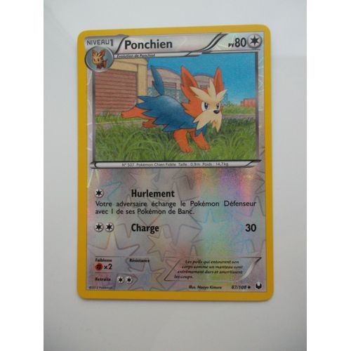 Ponchien - 87/108 - Reverse - Explorateurs Obscurs -