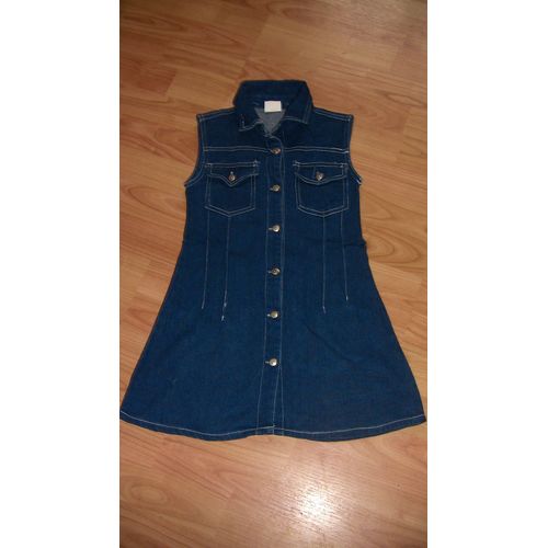 Robe Façon Jean Sans Manche 6 Ans