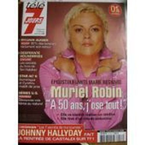 T7j Muriel Robin 3p/ Teri Hatcher 1p/ Beyonce 1/2p/ Johnny Hallyday 1.5p/ Sylvie Tellier 1/2p/ Roselyn Sanchez Fbi Portes Disparus 1.5p/ Melanie Bernier 1.5p/ Marilou Berry 1.5p/ Robert Hossein 1.5p/ Mark Harmon 1/2p/  2418