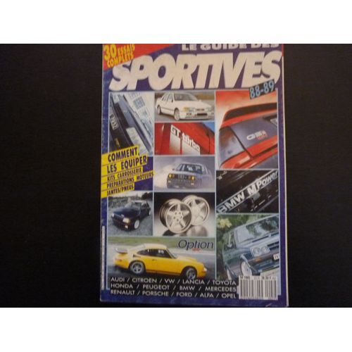 Le Guide Des Sportive 88/89 N°22