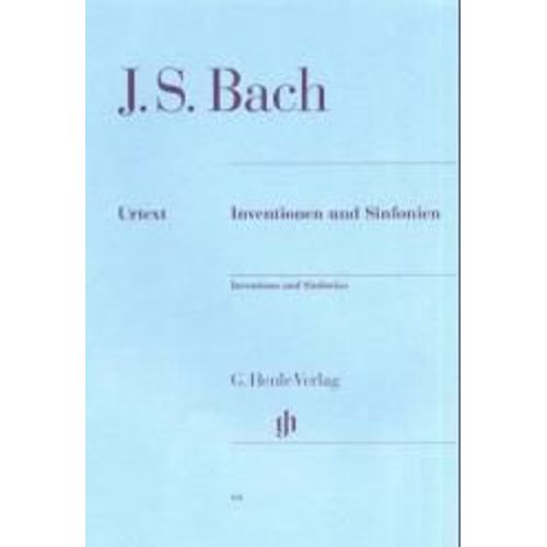 Inventionen Und Sinfonien Bwv 772-801 Klavier Oder Cembalo Pour Piano