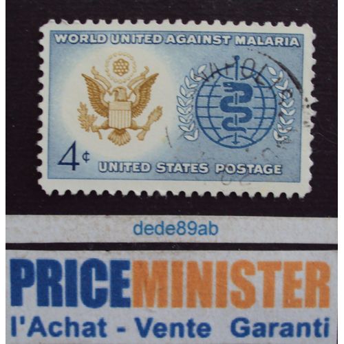 Etats-Unis.. 4c United States Postage. Lutte Contre La Malaria . Antipaludiques . Oblitéré.