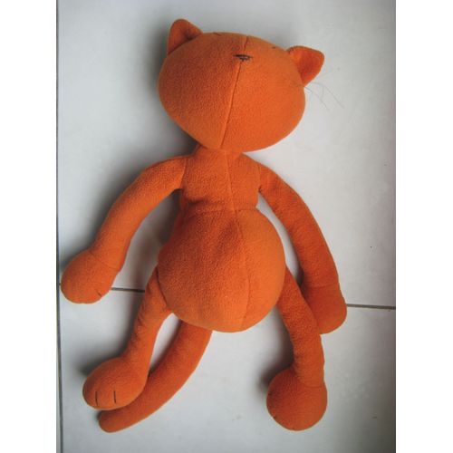 Peluche Doudou Chat Orange Kenzo By Printemps 48 Cm