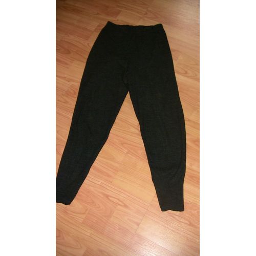 Caleçon Long Chaud Épais Noir Taille 3